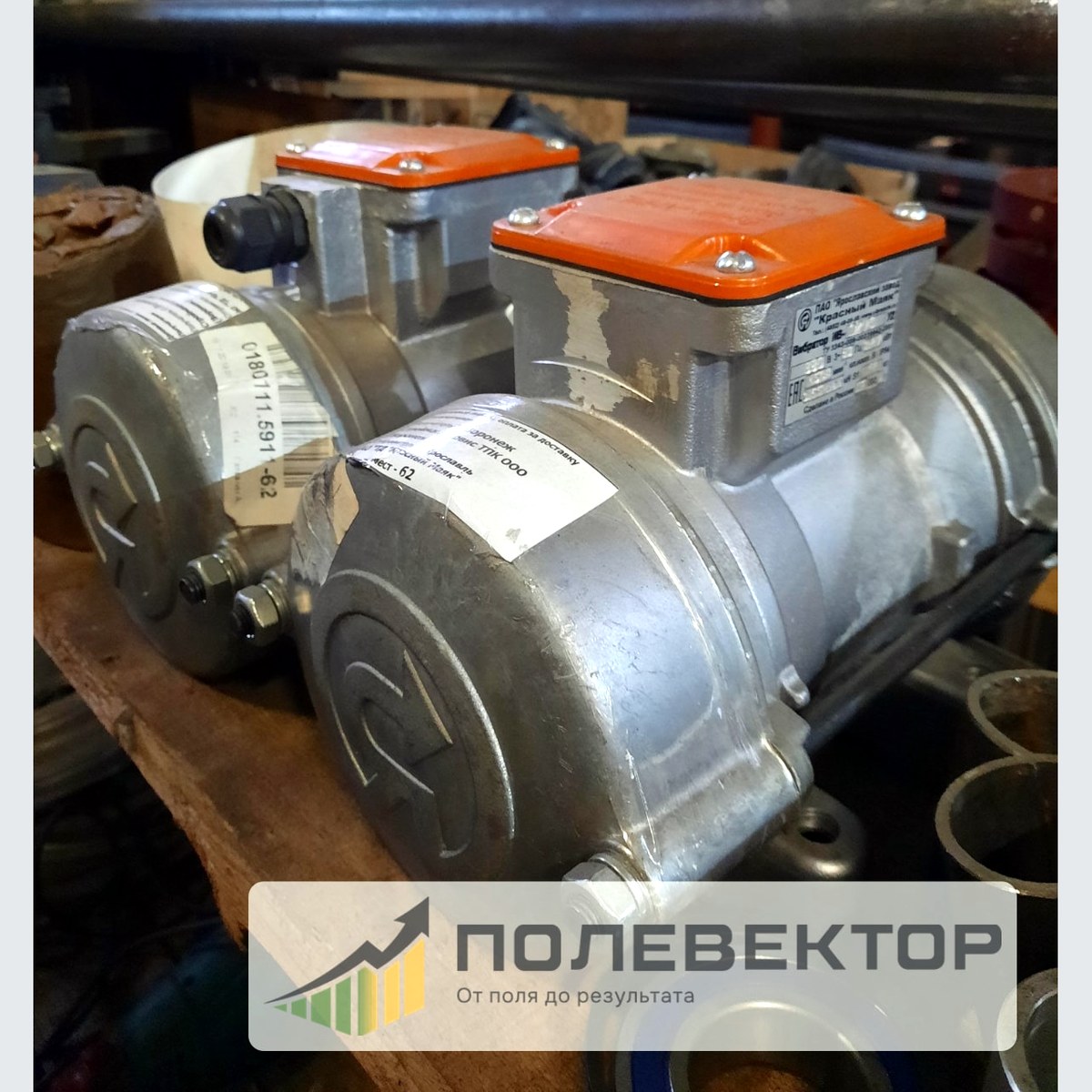 Вибратор питающего лотка БИС-100